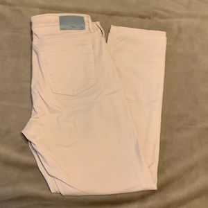 Calvin Klein soft denim size 12 peach/beige